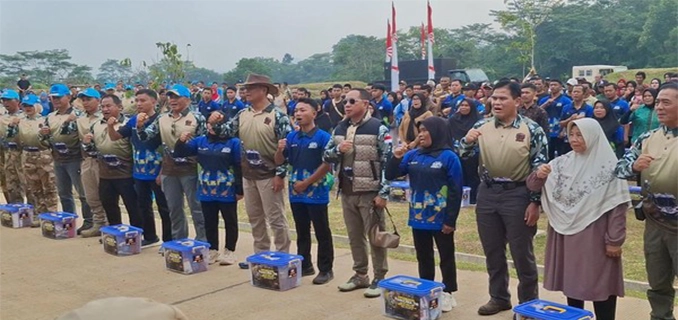 Panglima TNI Gelar Baksos & Bazar UMKM di Hambalang Bogor