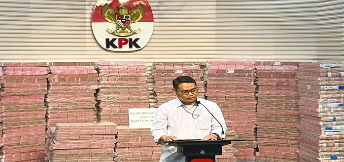 Rp 300 Miliar KPK Dipamerkan Ternyata Bukan Pinjaman Bank