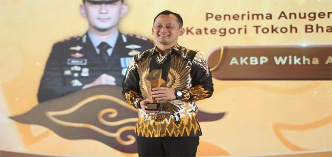 Kapolres Bogor Dianugerahi Bhayangkara Inovasi Pembangunan