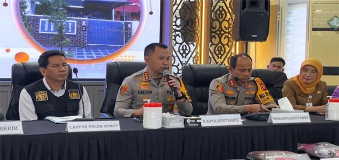 Polisi Temukan 26 Luka Tusuk Ibu Dibunuh Siswi SD di Medan