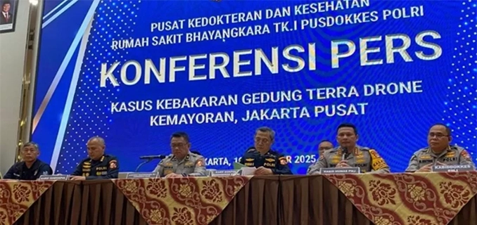 Terra Drone 10 dari 22 Korban Kebakaran Berhasil Diidentifikasi