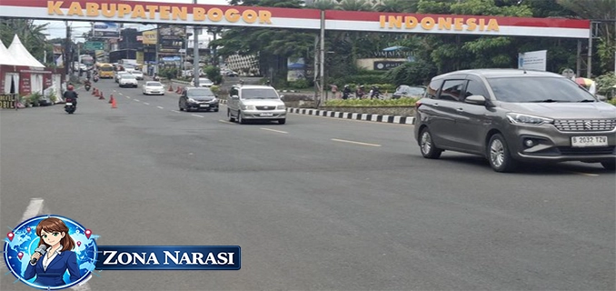 Arus Balik Wisata Jalur Puncak Bogor One Way Jakarta Siang Ini