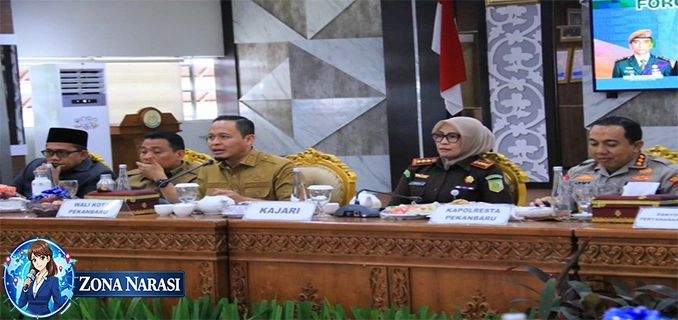 Forkopimda Pekanbaru Sepakat Tertibkan Kabel Fiber Optik