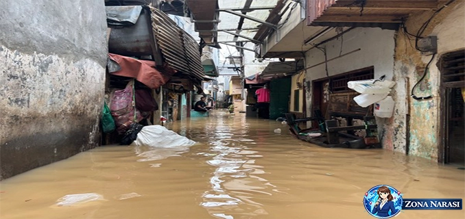 Kondisi Banjir di Kampung Melayu Jaktim Perkembangan Terbaru