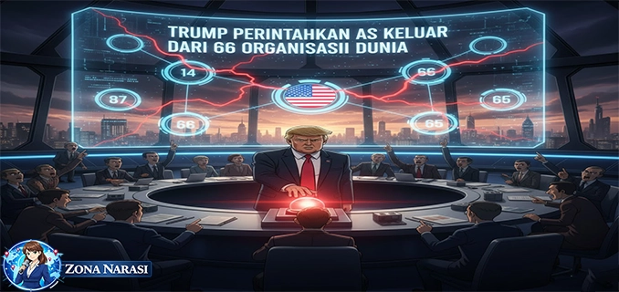 Trump Perintahkan AS Keluar Dari 66 Organisasi Dunia